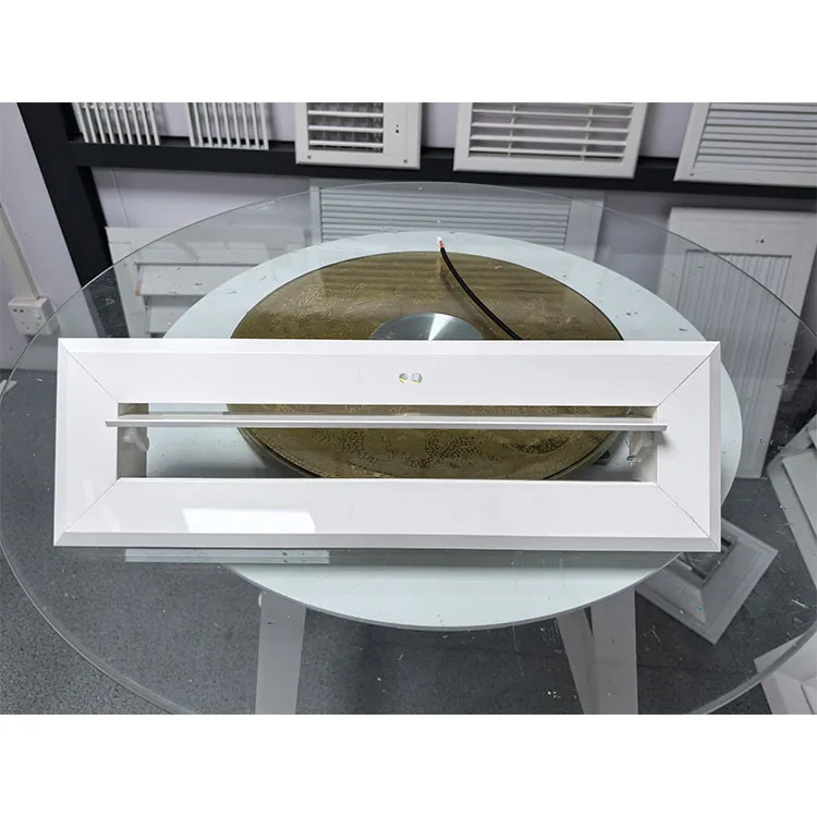 Air Conditioner Electric Ventilation Air Ceiling Linear Slot Diffuser with Voice Control