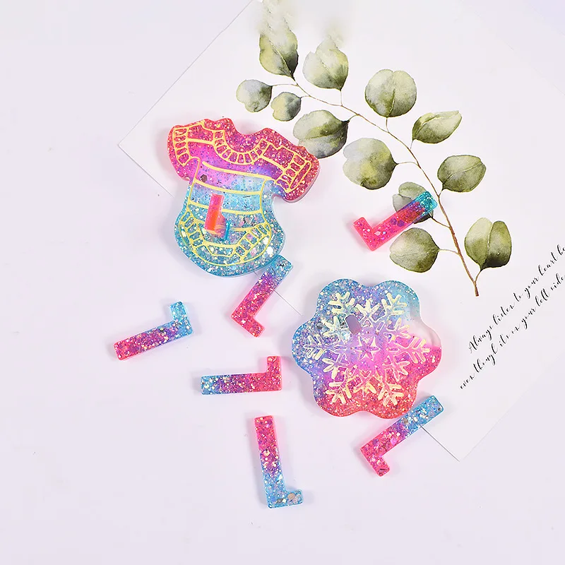 Z1389  Christmas hook Punch free clothes hook mold Non marking paste kitchen hygiene hook silicone mold