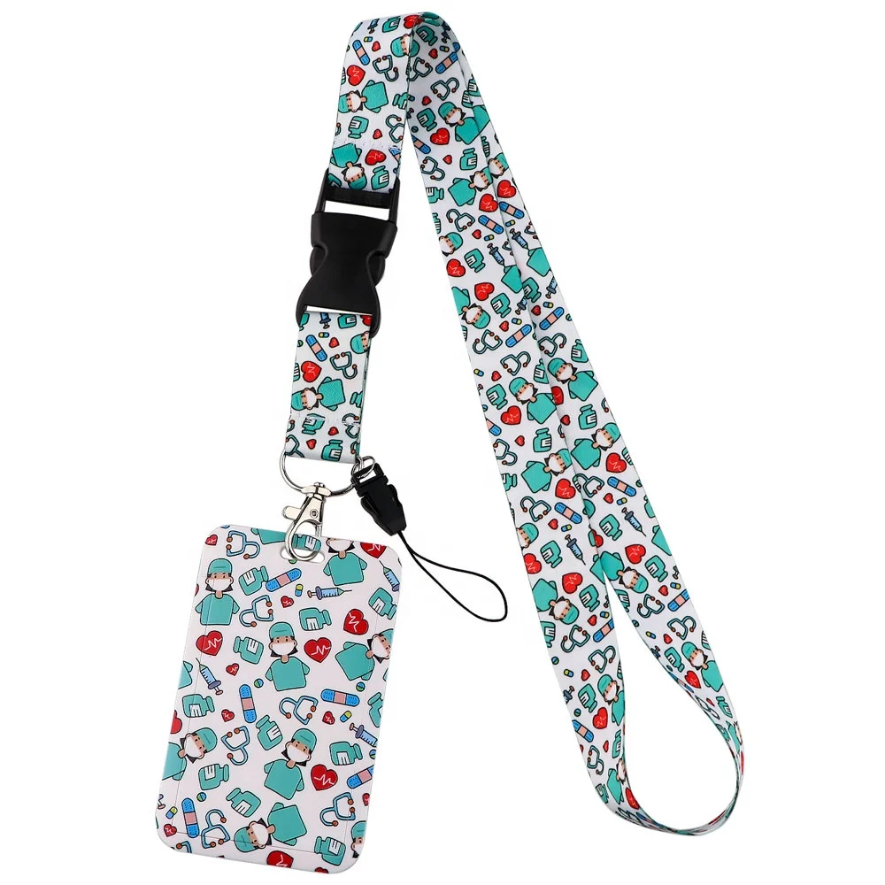 Nurses Gifts ID Badge Holder with Lanyard Retractable Badge Holders Reels with Lanyards