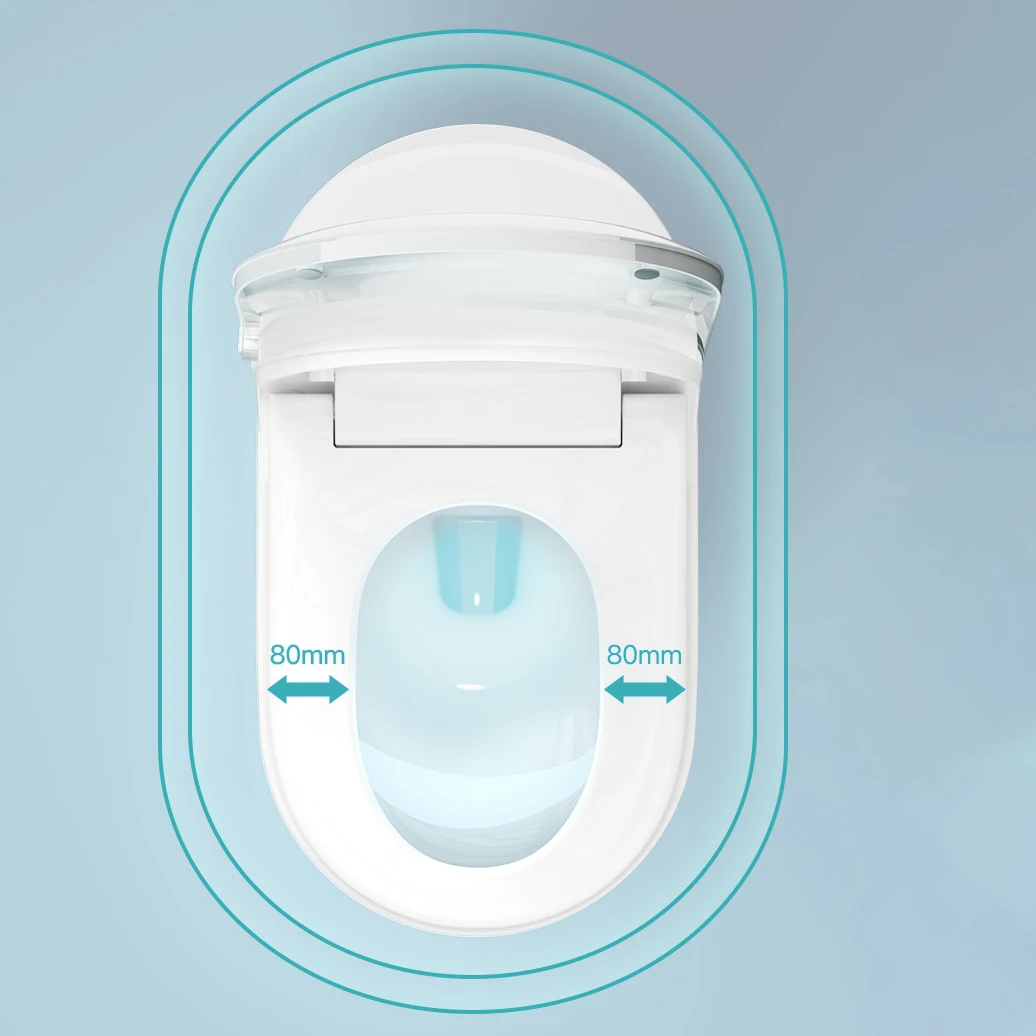 USA FREE SHIPPING Modern Home Bathroom Fully Automatic Auto Flush China Intelligent Toilet Bowl Electronic Bidet Smart Toilet