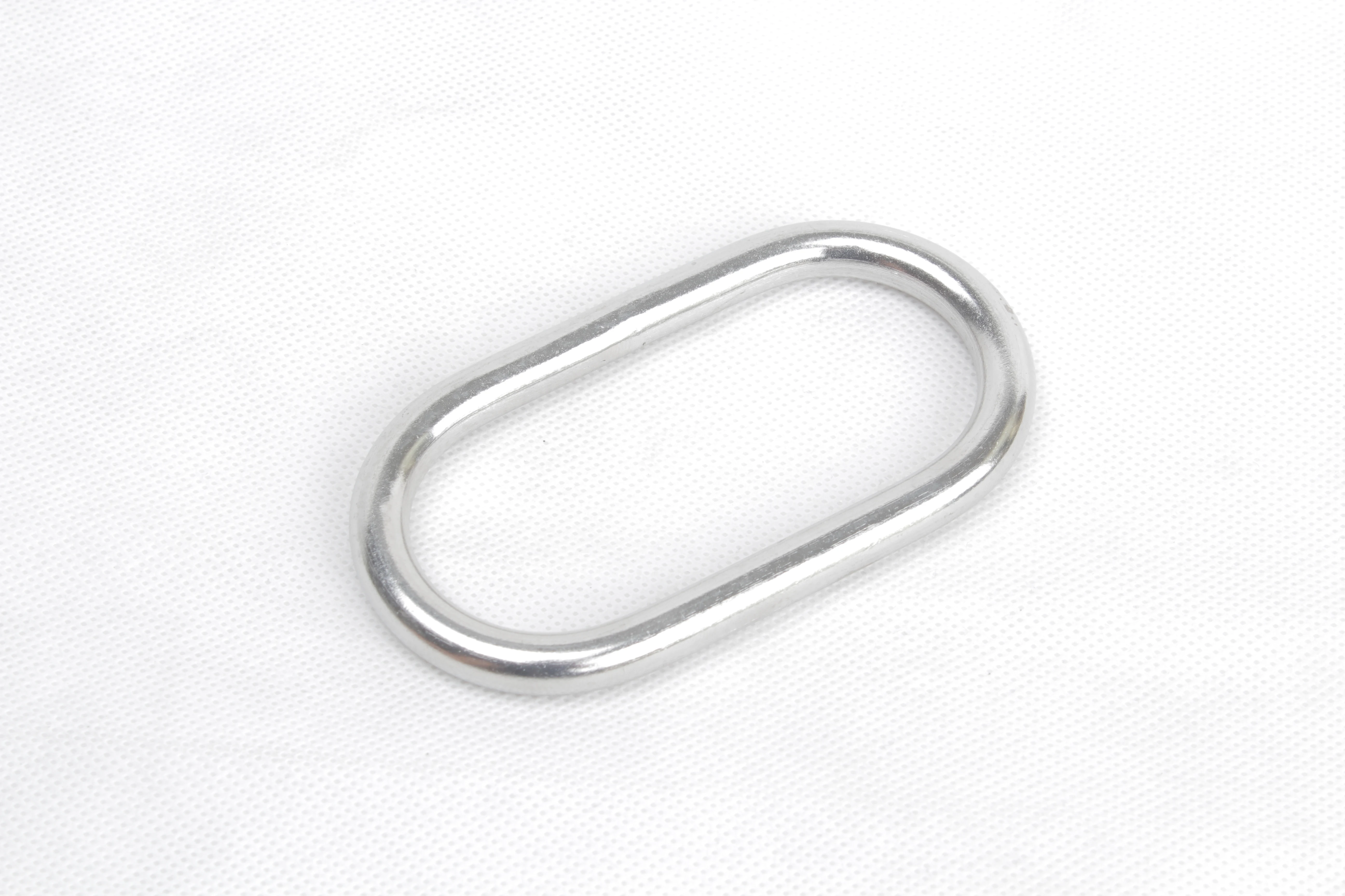 Factory Stainless Steel Welded Seamless Metal D Ring Bag D Ring Dog D Ring
