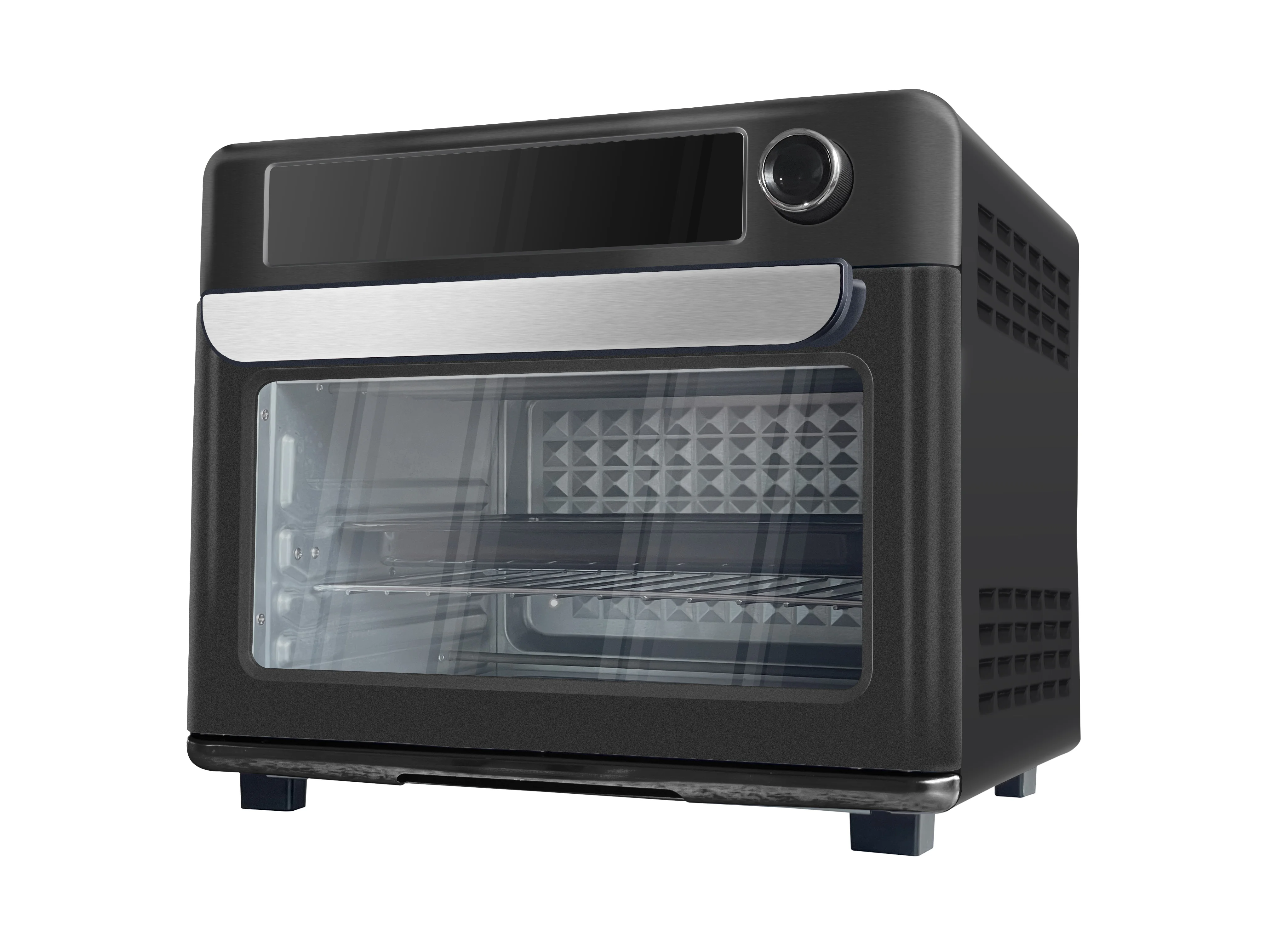 digital touchscreen air fryer toaster oven smart hot air circulation convection CE/ CB/ Rohs/ GS /LFGB/ ETL/ REACH