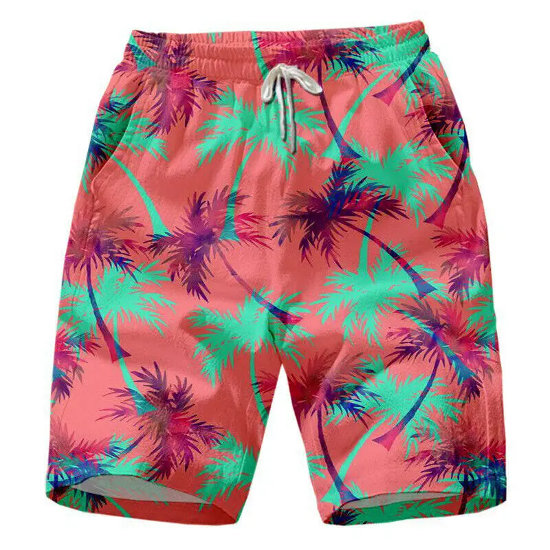 Mens Swimming Beach Surf Swimwear Quick Dry Sublimated Shorts