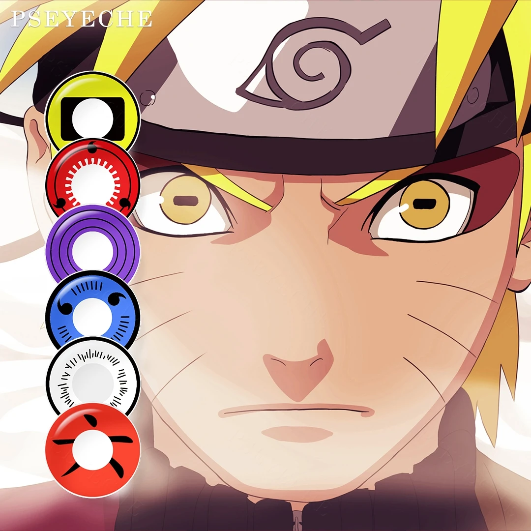 Wholesale pseyeche 140 models cosplay crazy lenses kakashi mangekyou halloween sharingan contacts