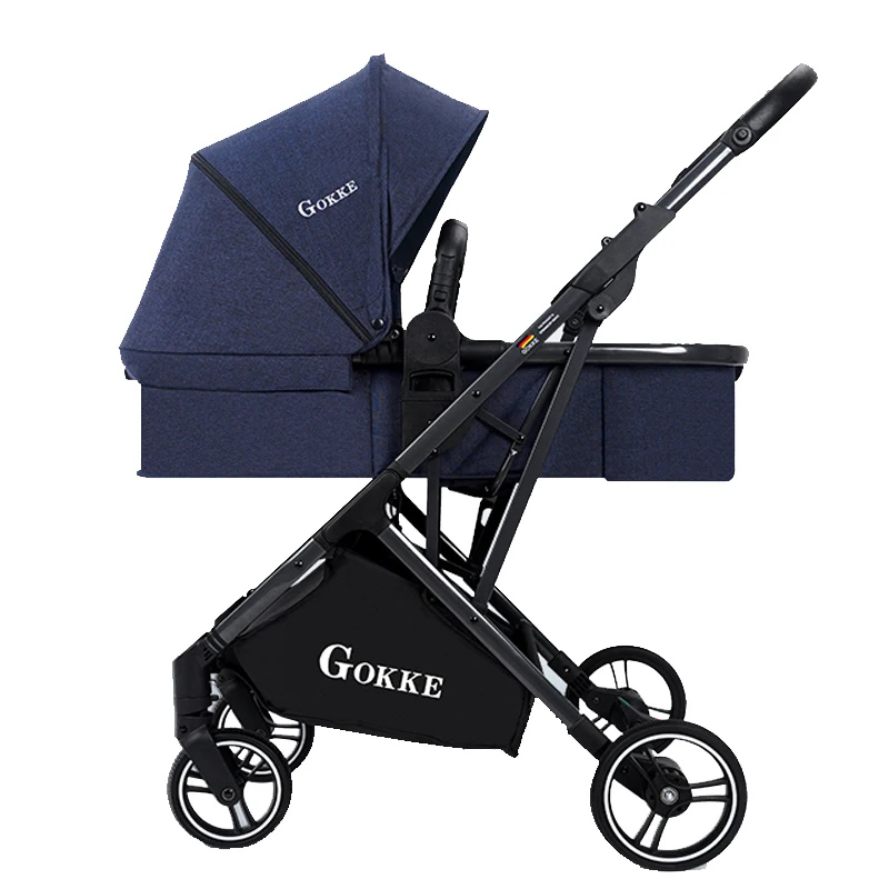 baby prams australia B09 rubber wheels baby stroller in aluminum baby carriage with adjustable seat height angle