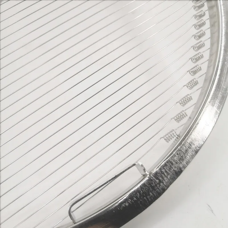 Korean 304 stainless steel spring fine wire charcoal round bbq grill grate Barbecue