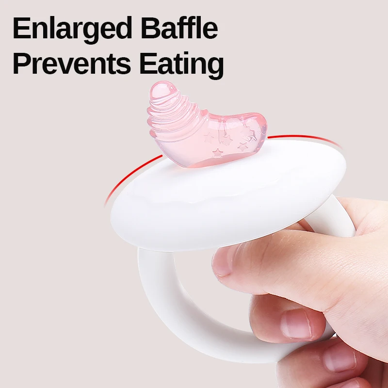 New Arrivals Ultra Soft Food Grade Silicone Baby Teething Toys Bpa Free Moon Cloud Baby Silicone Teethers Ring For Babies