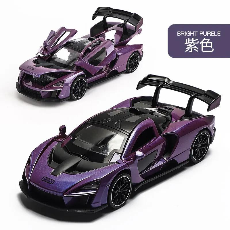 Die cast McLaren Senna 1:32 Alloy Car mold ornaments Toy car simulation car model metal decoration