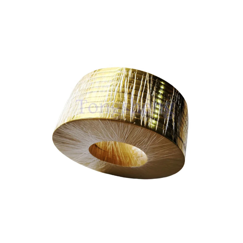 Golden Color ABS edge lipping Strip Plastic Rubber Edge Protection Banding  Edge PVC Band decorative Strips