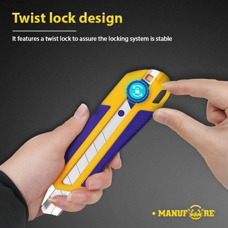 Self-locking Paper Cutting Knife SK5 Blade Utility Knife Retractable Utility knife