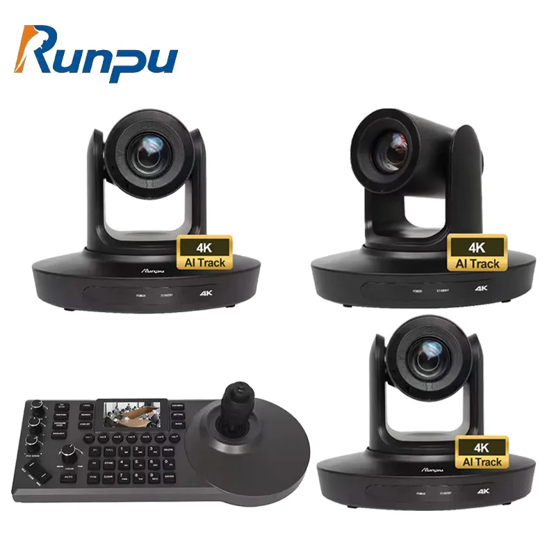 Runpu G40 потрясающая трансляция спортивных событий 4K 20X оптический зум PTZ конференц-камера hd mi с ip-джойстиком комплект