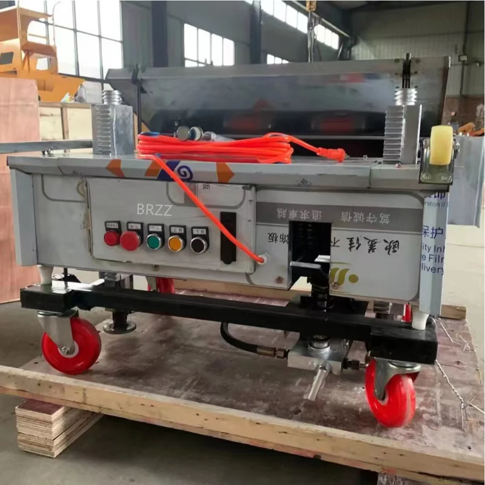 800mm width automatic wall plastering machine/ rendering plaster cement machines price for sale manufacturers
