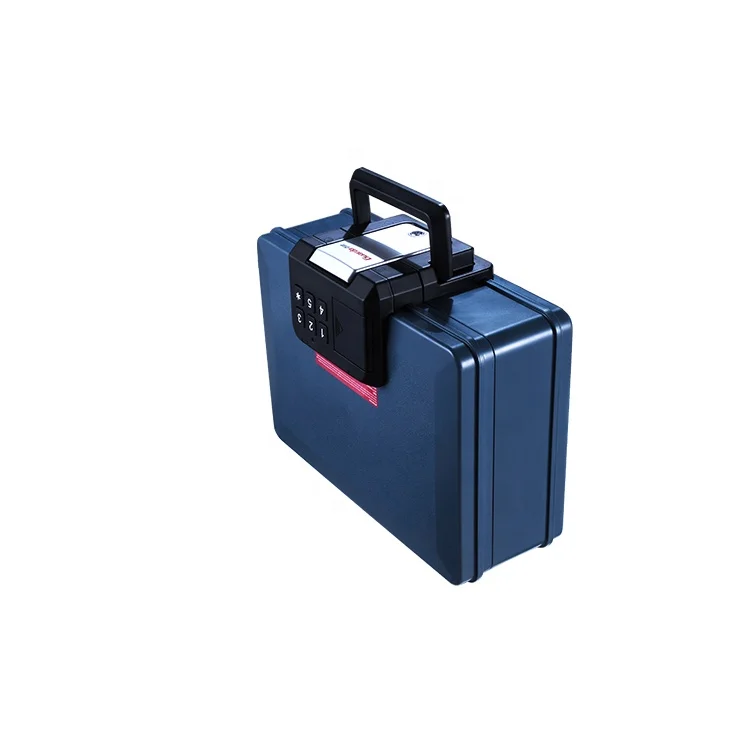 Portable Safe Carry Small Money Safe Box Fireproof Document Box Waterproof Heavy Home Metal Money Fireproof Safe Box