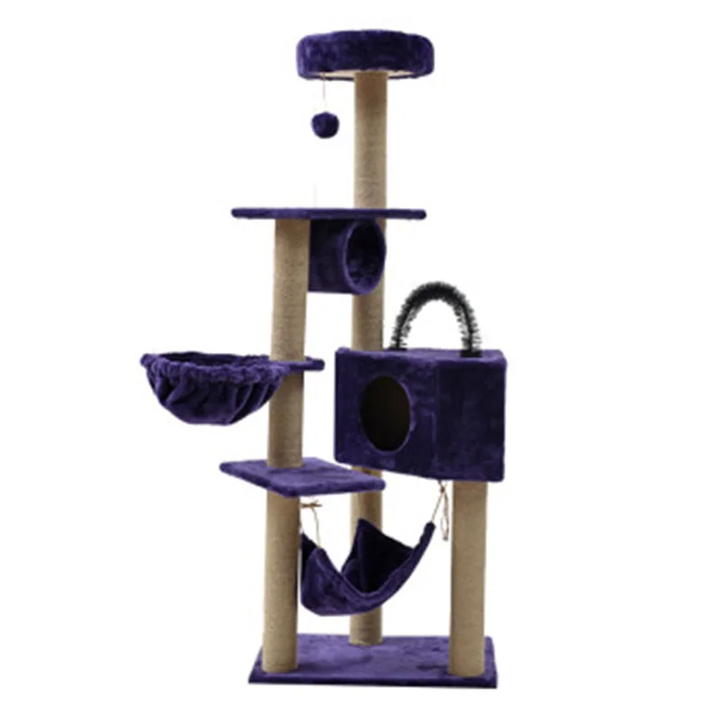 Pet furniture 40*60*160cm luxury cat wood floor to ceiling pet toys cat tree
