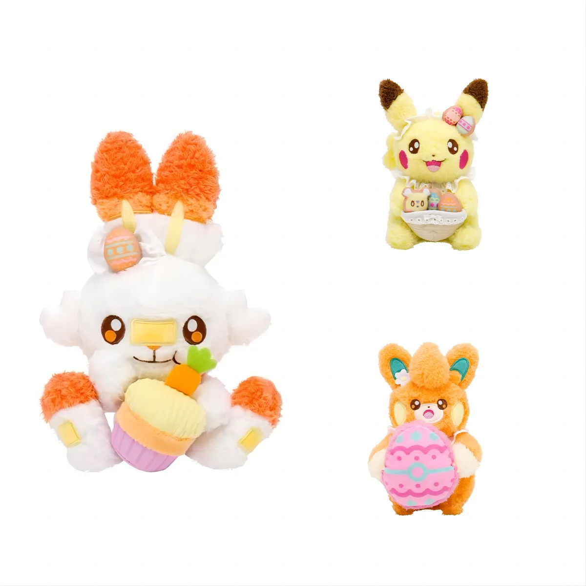Scarlet and Violet Wreath Scorbunny Plush Doll Fairy  Pikachu Pawmi Horse Wreath Plush Doll