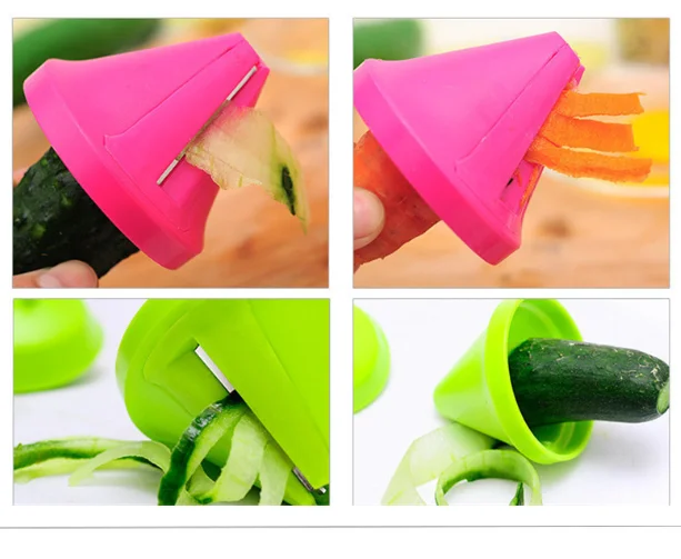 Vegetable Slicer Handheld Vegetable Fruit Noodle Maker Grater Slicer Cutters