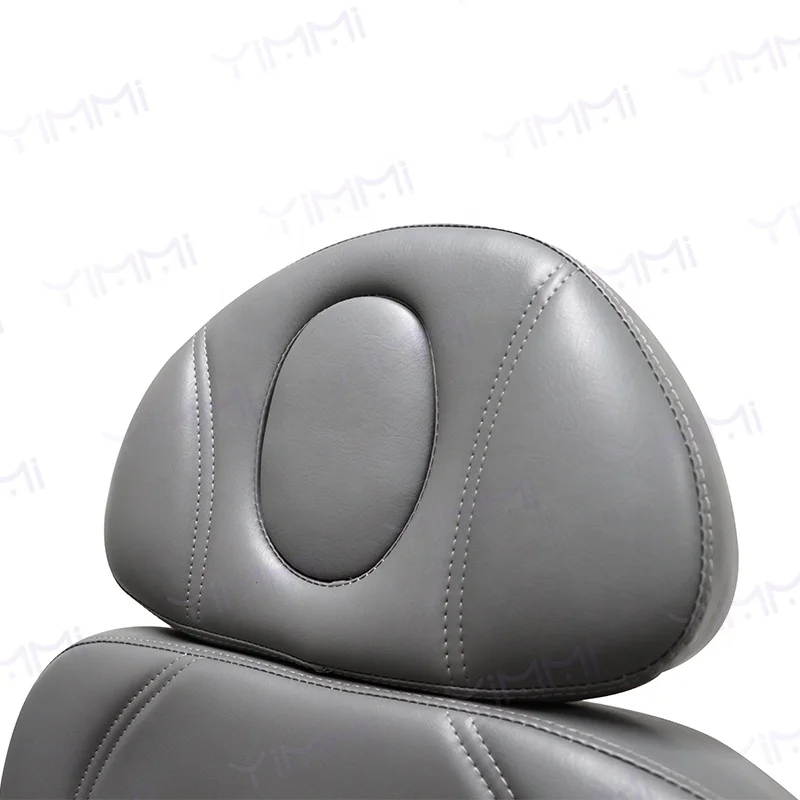 Economic 4/5 Motors Beauty Salon Chair Grey Treatment Chair PVC Leather Podiatry Chair