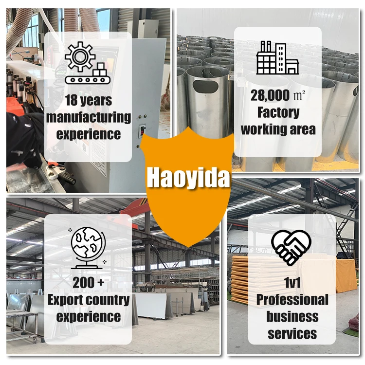 roadside Commercial Ashtray 3 in 1 stainless steel waste And Recycling Bin Trash Can Garbage Litter bin park advertise