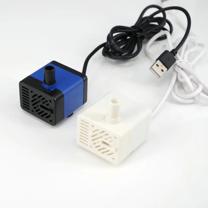 China mini water pump food grade pet drinking  cat water fountain fish tank intelligent submersible hydroponic domestic pump