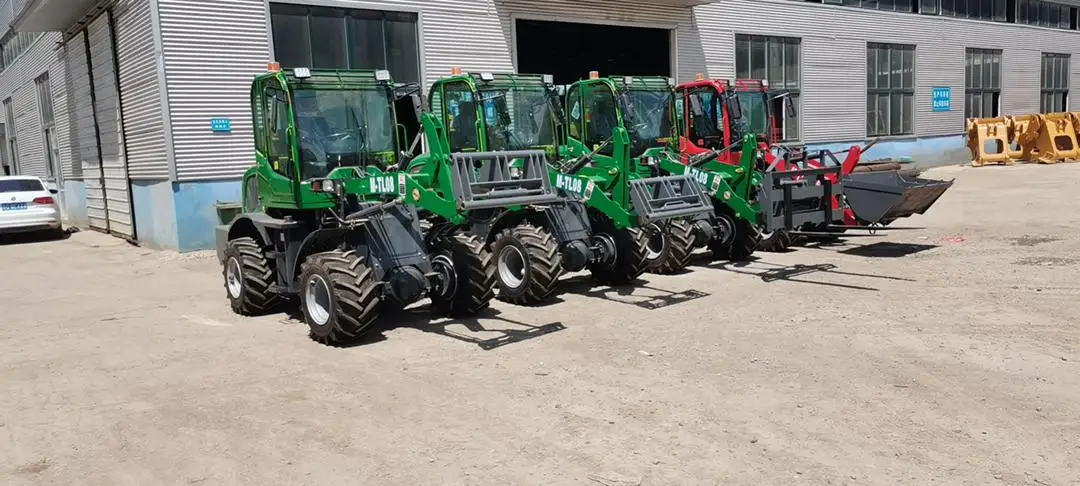 CE ISO factory HUAYA 2 2.5 3 3.5 ton 3000 3500 kg compact Dwarf awning loader crawler mini wheel loader with Euro5/automatic