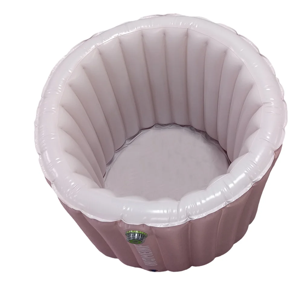 Portable  eco-friendly outdoor home use inflatable  Ice Bath Bathtub with built-in pump