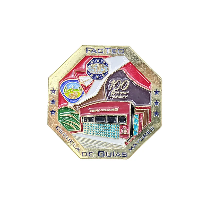 Soft Enamel Pins Factory Wholesale Cheap Flag Pin Souvenir Custom Enamel Metal Gold Flag Lapel Pin Badge