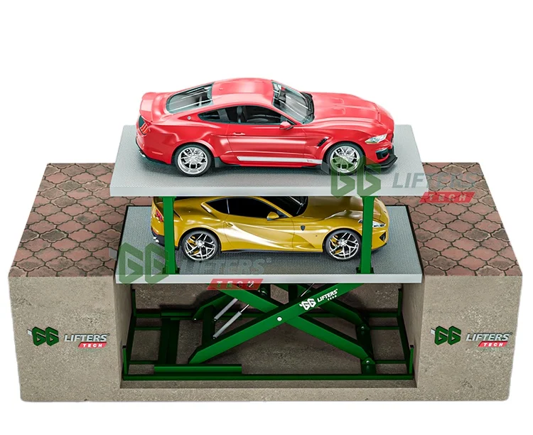 Hot Sale Customized Hydraulic Lift for Vehicle and Motorcycle Parking Underground Car Parking System Equipment