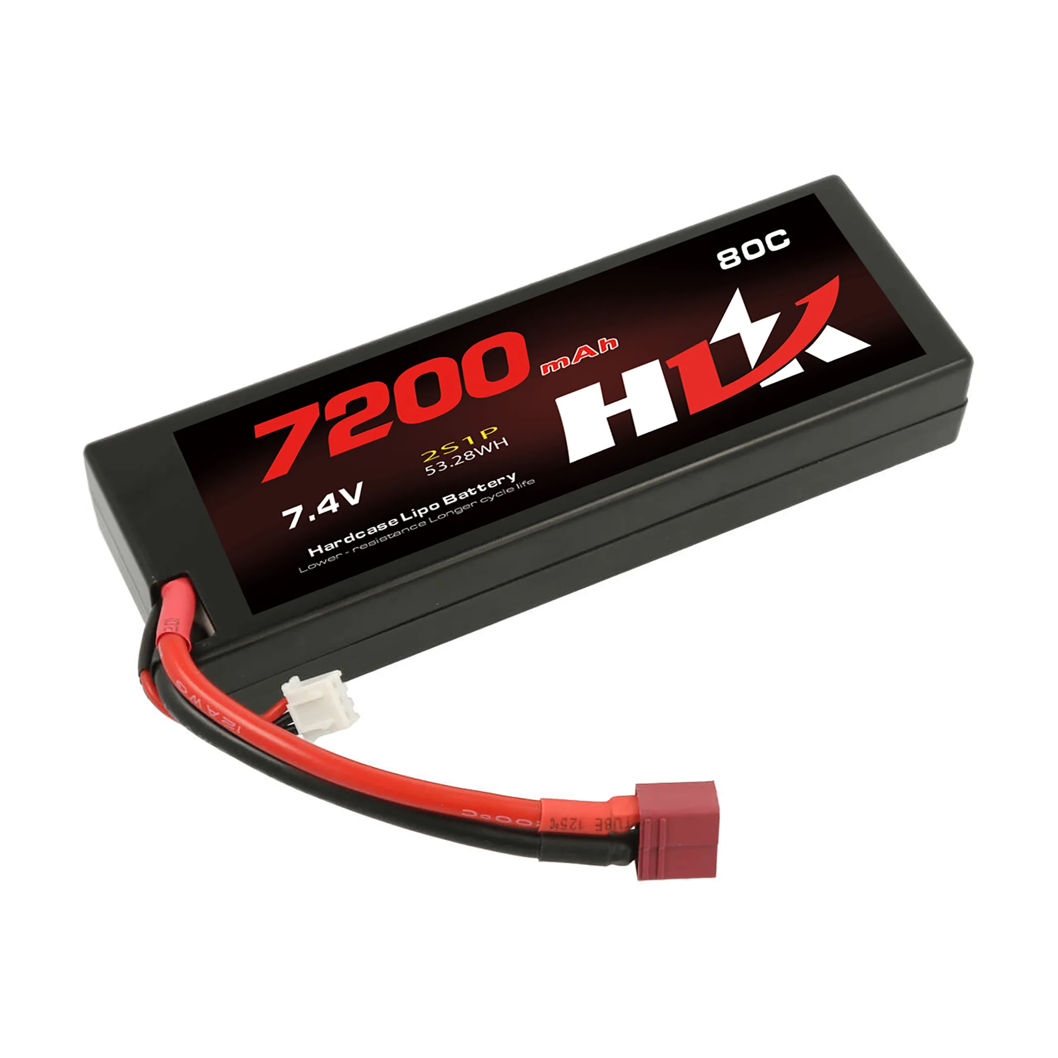 Oem High Discharge Rate 7200Mah 80C 2S 7.4 V Customized Lipo Lithium Polymer Battery Packs For Rc Car
