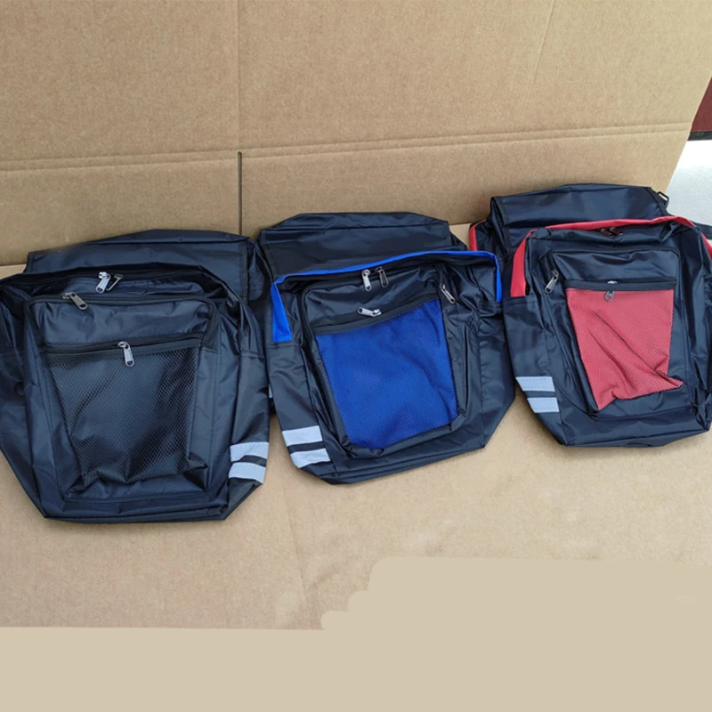 Multi-function Waterproof Mountain Road Bike Rack Rear Bags Seat Tail Carrier Trunk Double Panniers Bike Saddle Bag