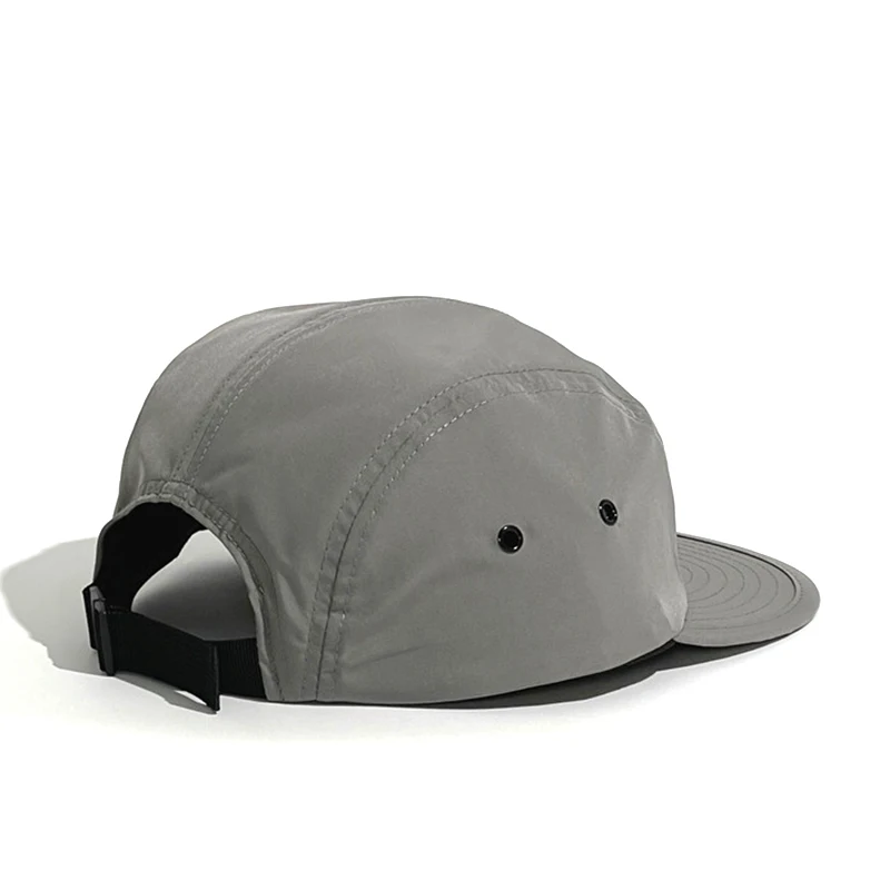 Wholesale Breathable Lightweight Nylon Waterproof Quick-drying 5 Panel Snapback Cap Hat