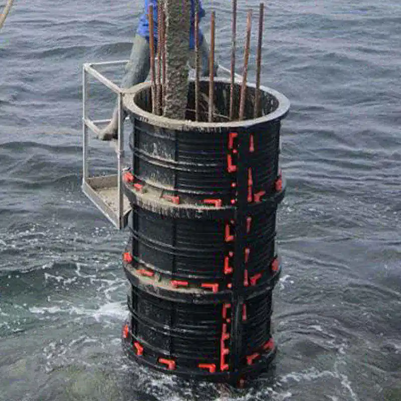 Oem многоразовая Строительная Водонепроницаемая ПВХ модульная колонна пластиковая опалубка для строительства