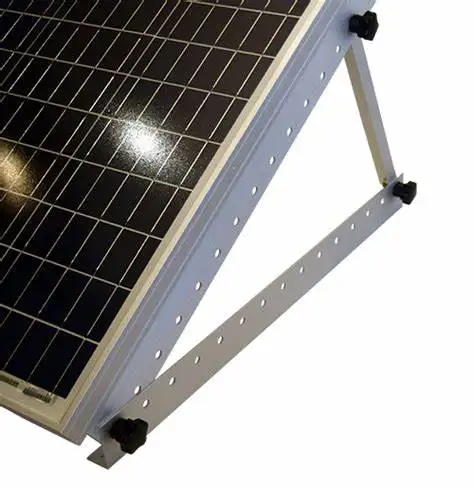 anodized aluminium extrusion profile adjustable solar panel pole mounting bracket