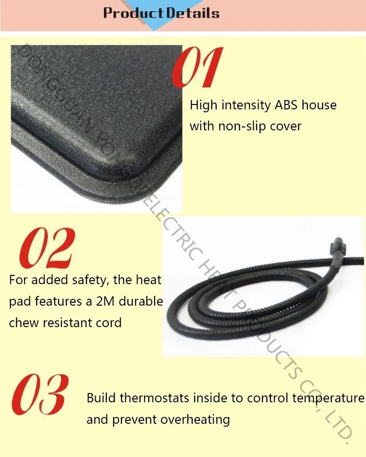 Hot Selling MET Listed Safe Waterproof Pet Winter Heat Pet Pad