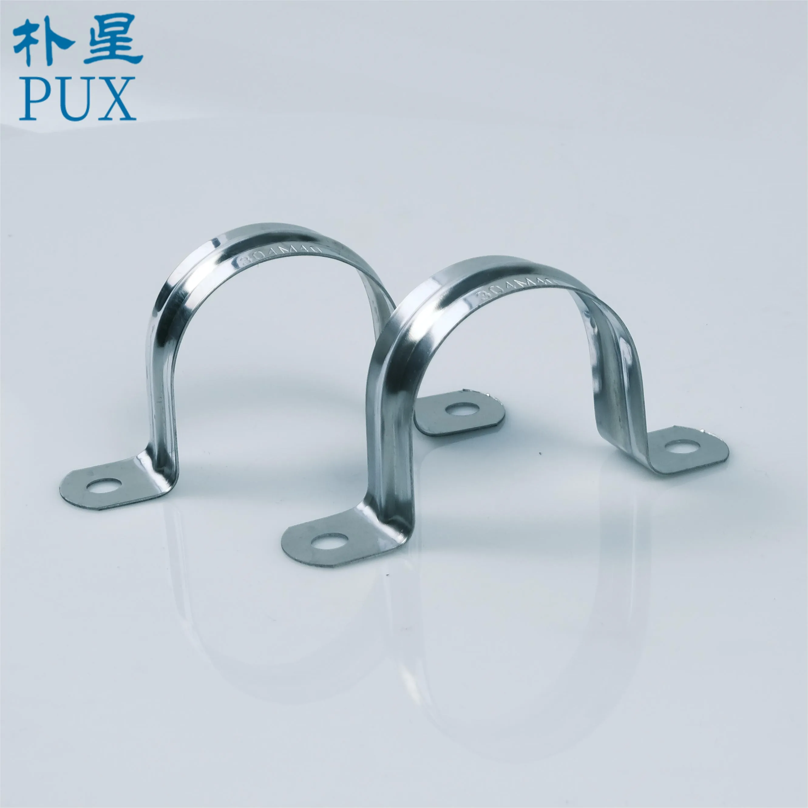 CPVC clamps for water lines U shaped pipe fixings tube strap with two holes From China Manufacturer plumbing materials fitting