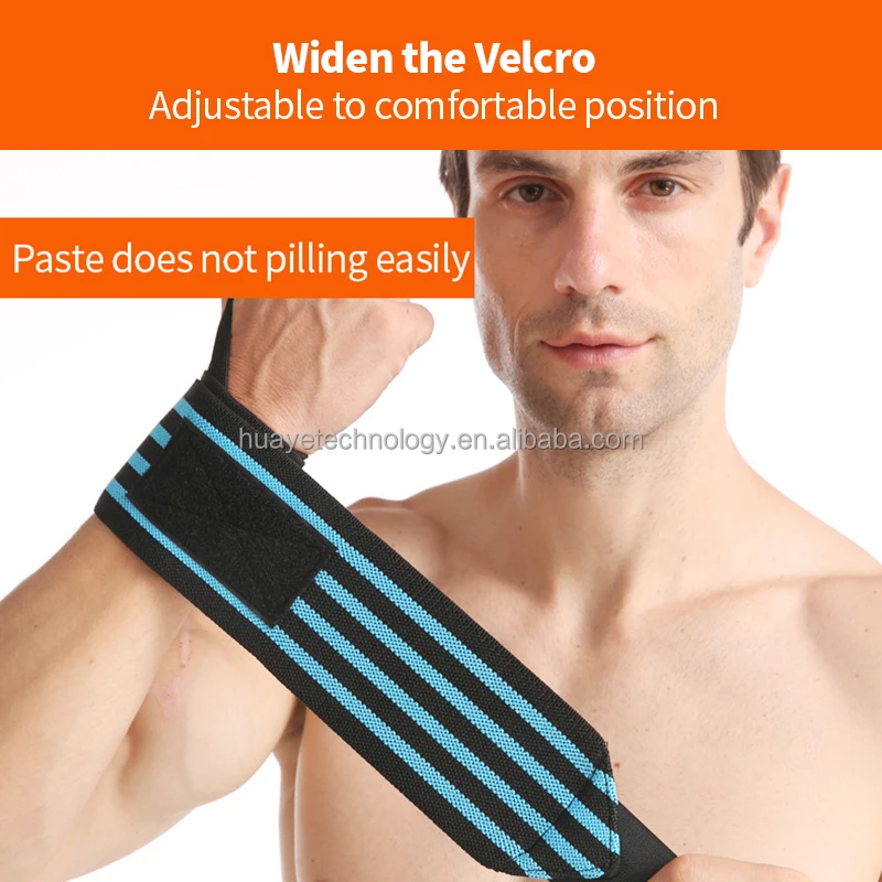 ODM Bandage Weightlifting Wrist Professional Compression Fitness Wrist Band Straps Gym Wrist Wraps