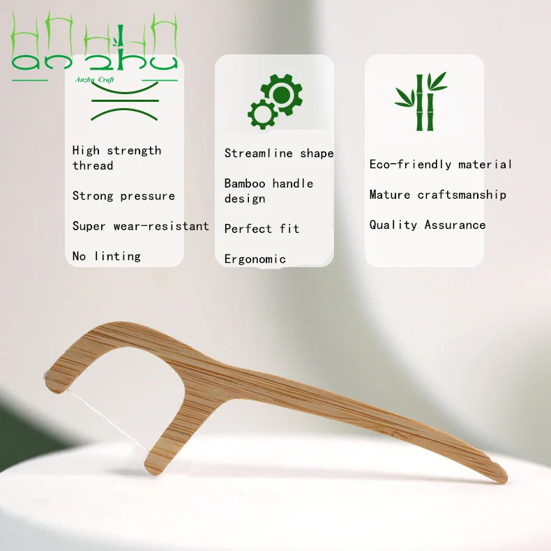 Custom packing accept for dental floss picks