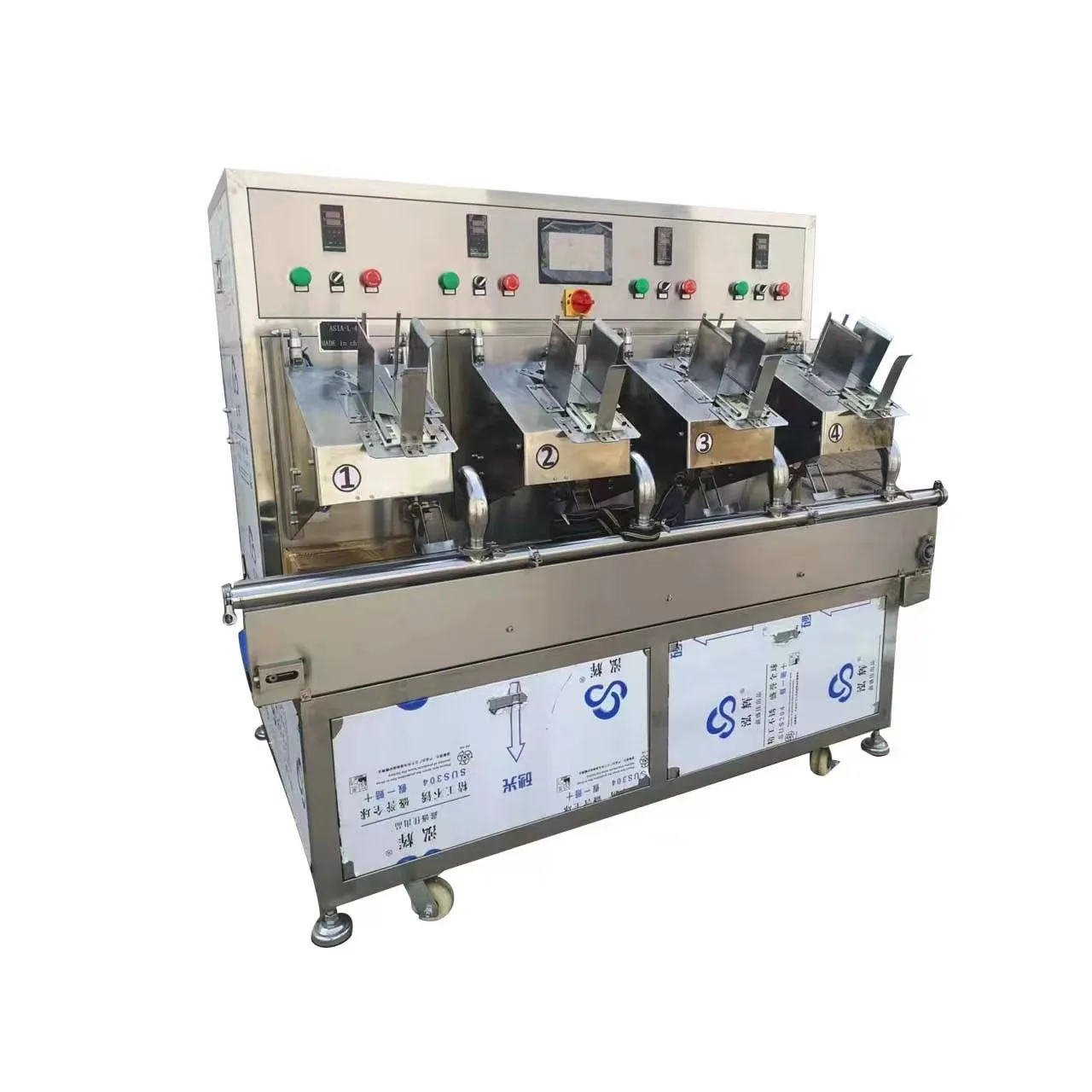 Fully automatic Tamago Tofu in plastic pouch filling sealing machine automatic Tofu packing machine