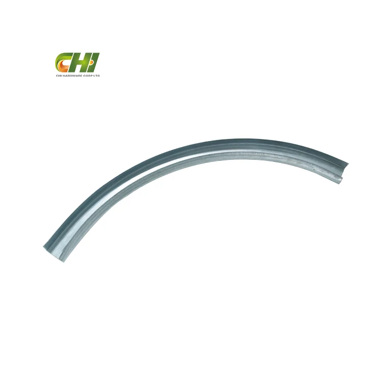 16ft By 7 Ft Sliding Track Garage Door Screen Curved Door Track For Automatic Garage Doors