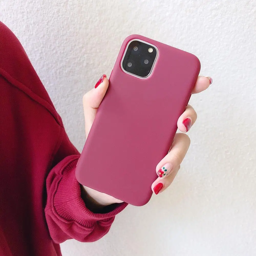  Силиконовый чехол карамельных цветов для iPhone 11 мягкая задняя крышка из ТПУ с желеобразным рисунком Pro Max iPhone11