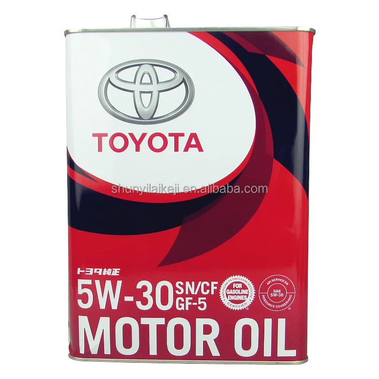Toyota 5W30 смазочное масло 08880-10705