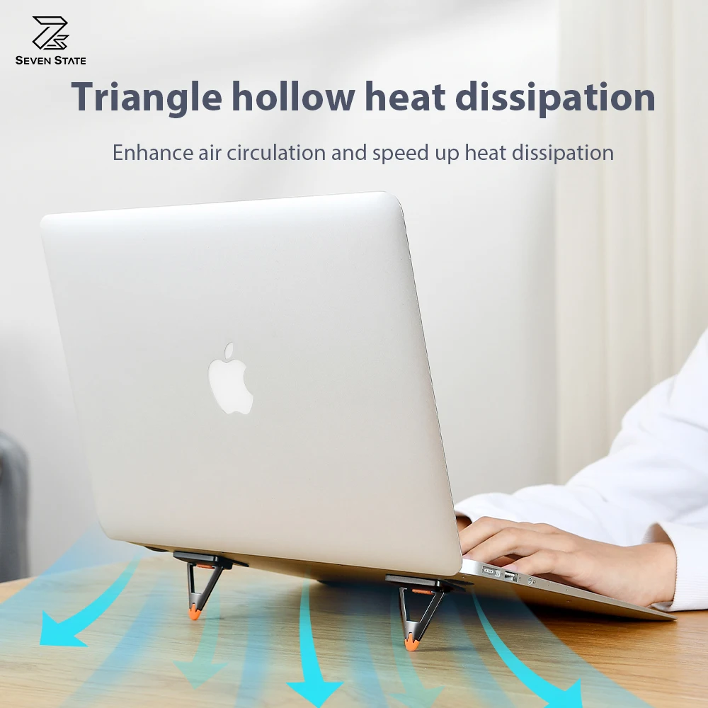 Laptop Riser Factory Wholesale Ergonomic Cooling Folding Adjustable Mini Tablets Holder