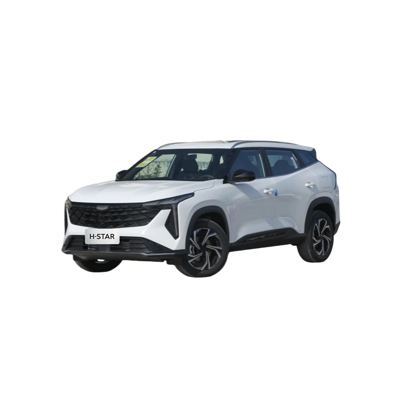 2024 Geely Boyue 1.5TD с турбодвигателем ручная коробка передач кожаные сиденья задняя камера подсветкой темный интерьер быстрая доставка запас