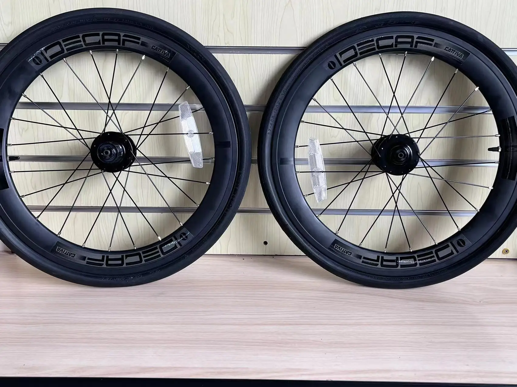 JAVA folding bike original 406 wheel set knife ring 20 inches 2 Peilin DECAF disc brake folding bicycle wheel