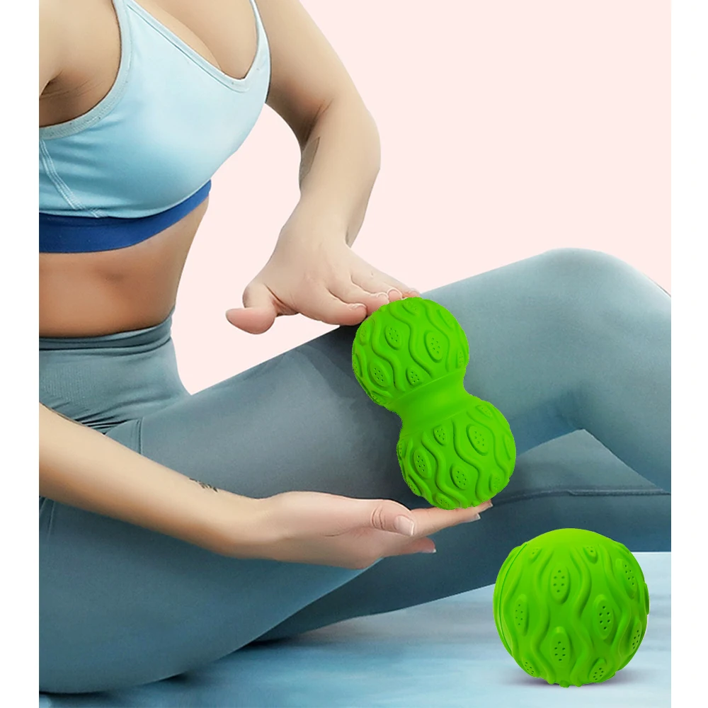 
Yoga Mobility Deep Tissue Peanut Lacrosse Massage Ball 