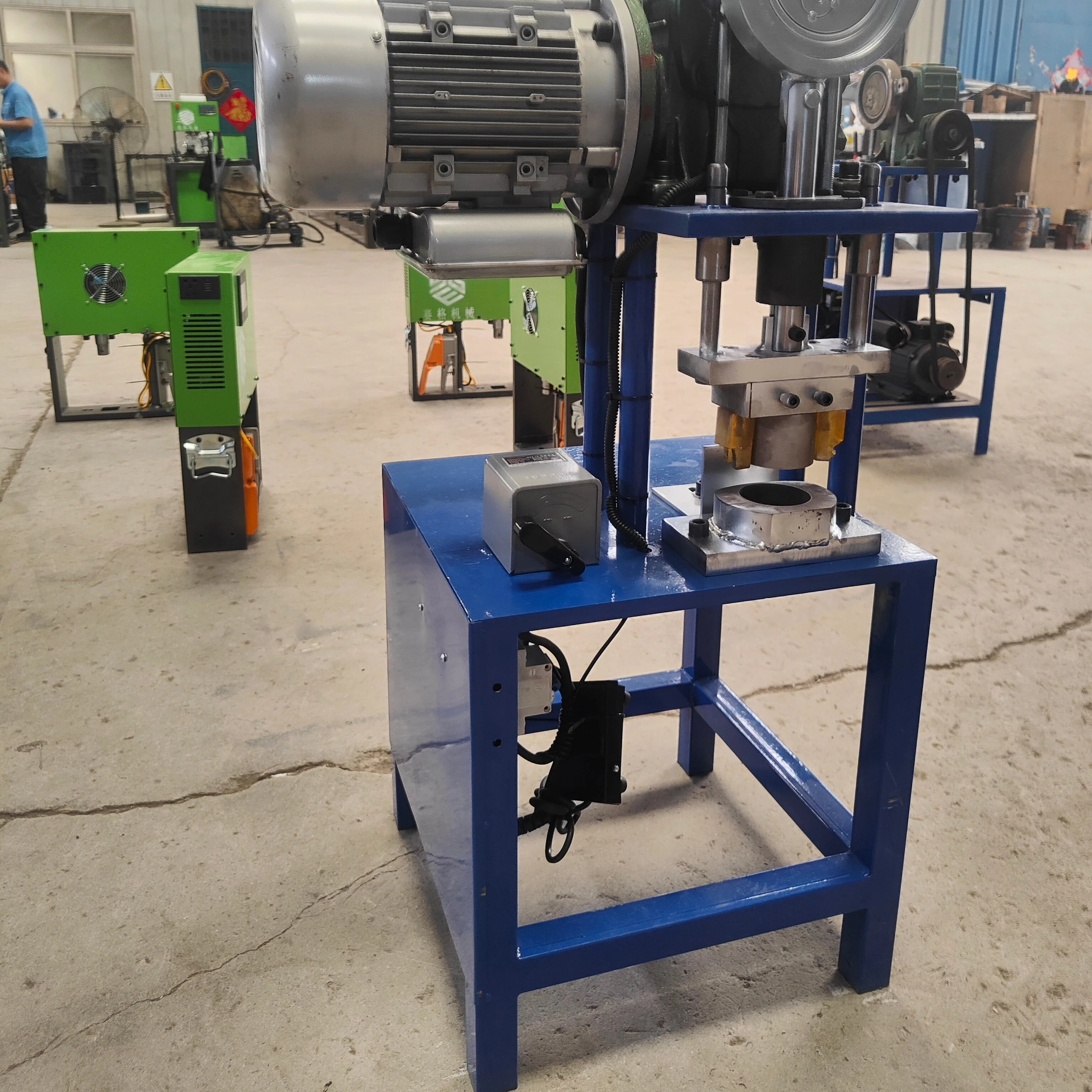 Electric Power Press Hydraulic Sheet Metal Perforating Hole Machine