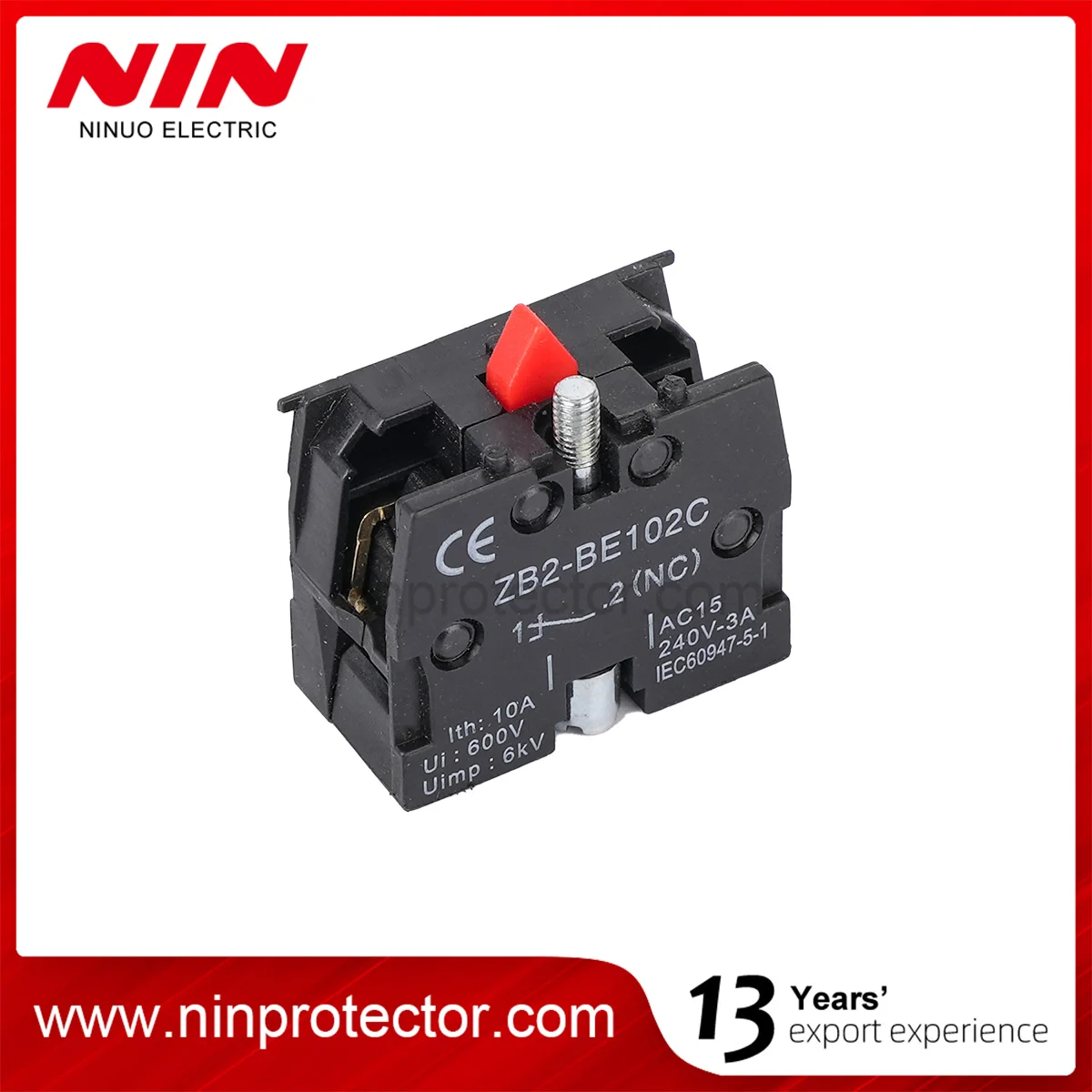contact NC ZBE-102C  Button switch base auxiliary contact switch normally closed XB2 button accessory