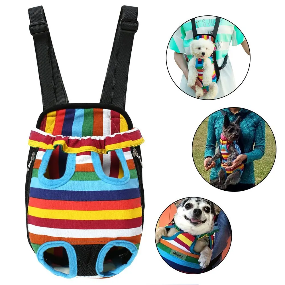 Dropshipping 17 Colors Mesh Carriers Bag Outdoor Travel Breathable Portable Dog Carrier for Dogs Cats Pet Backpack