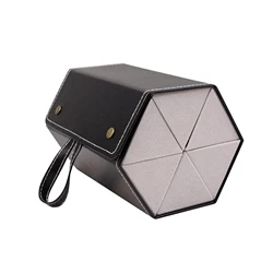 Book Style 2 Slot Eyeglass Sunglass Storage Box, PU Leather Glasses Display Case Storage Organizer Collector