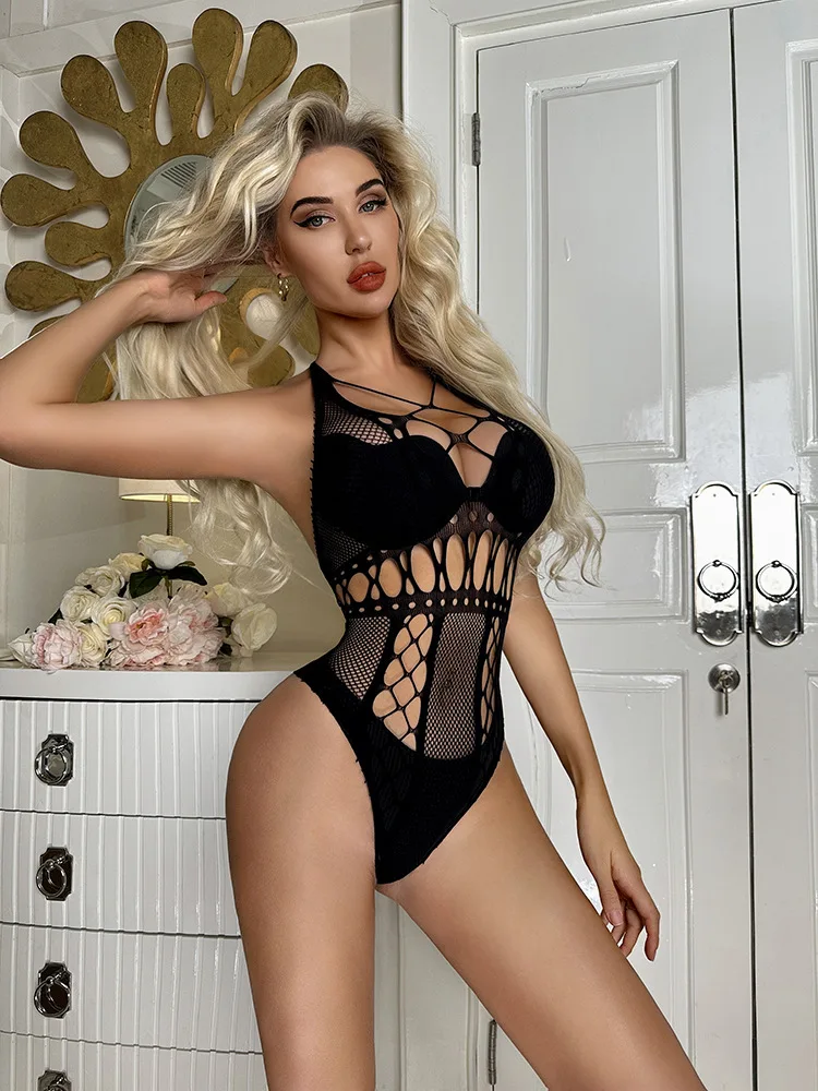 2024 High Quality Lace Underwear Mature Romper Bikini Black Tube Girls Sexy Nylon Stockings Women