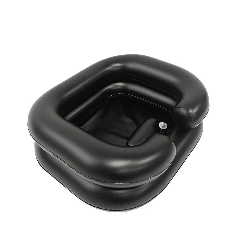 Wholesale Beauty Salon Care Hair Wash Basin Inflatable Hair Shampoo Wash Basin For In Bed  Using